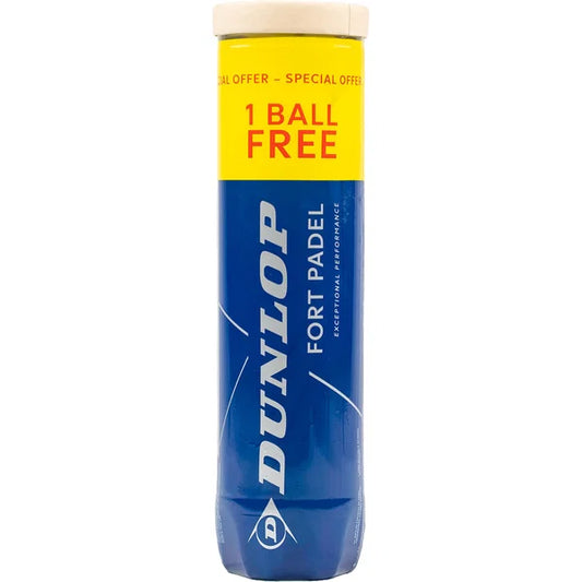 Padel Balls Dunlop Fort 3+1
