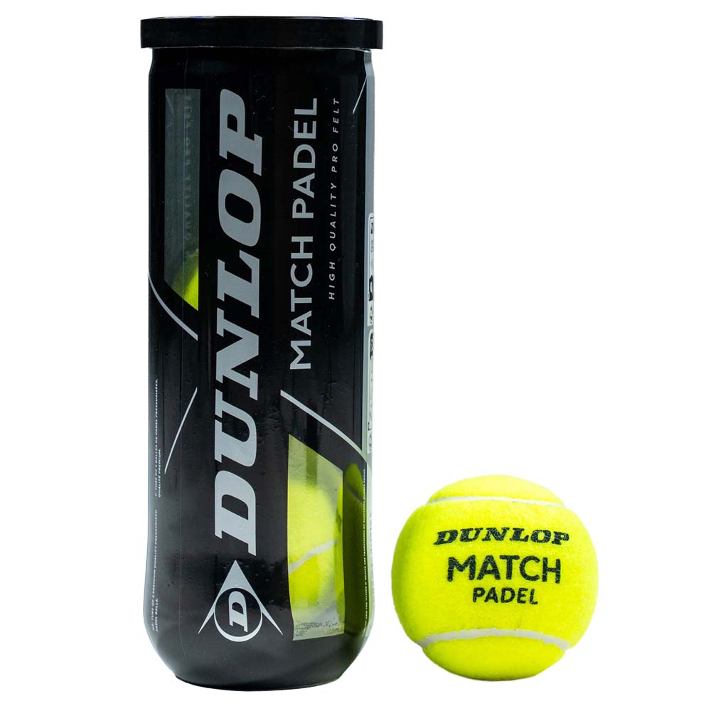 Padel Balls Dunlop Match (3 Ball Tube)