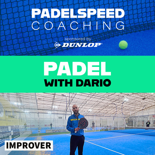 Padelspeed Coaching: Padel Improvers with Dario, 10-11am Fridays (Cardiff)