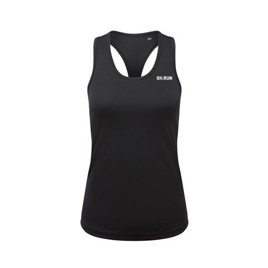 Women's Athletic Racerback Tank Top Overhill Eco Black