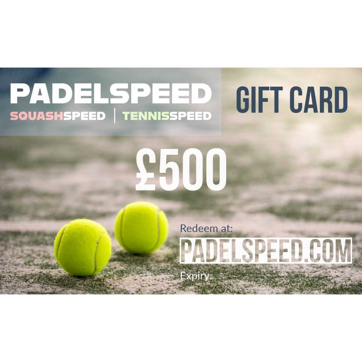 Padelspeed Gift Card - Padelspeed - UK padel and racket sports shop (Sports & Outdoors)