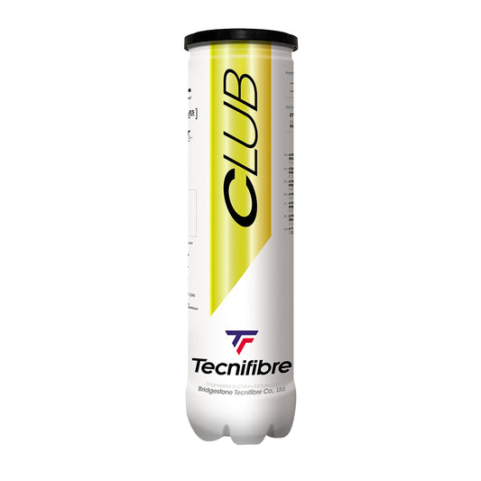 Tennis Balls Tecnifibre Club (4 Ball Tube)