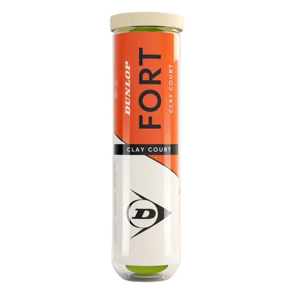 Tennis Balls Dunlop Fort Clay Court Tournament Select (4 Ball Tube)